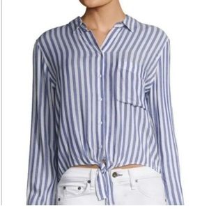 Rails Val Striped Shirt blue M